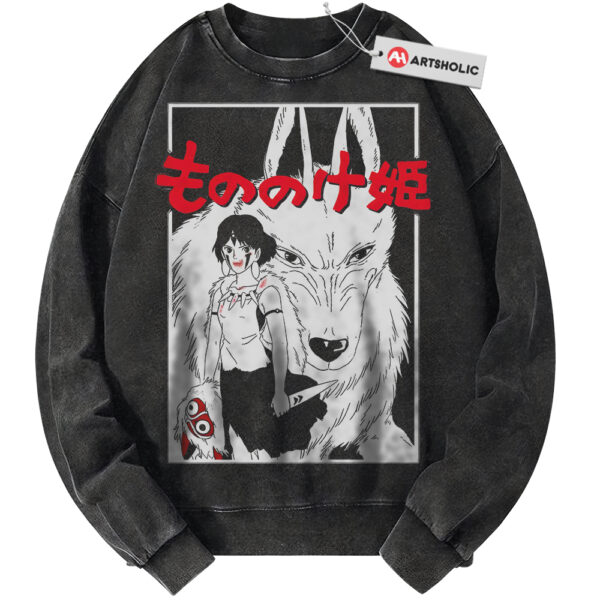 San Sweatshirt, Princess Mononoke Sweatshirt, Studio Ghibli Sweatshirt, Anime Sweatshirt, Vintage Sweater