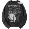 L Sweatshirt, Death Note Sweatshirt, Anime Sweatshirt, Vintage Sweater