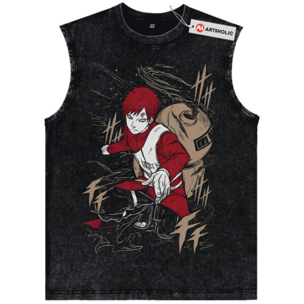 Gaara Tank Top, Naruto Tank Top, Anime Tank Top, Vintage Tank Top