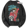 Monkey D Luffy Sweatshirt, One Piece Sweatshirt, Anime Sweatshirt, Vintage Sweater