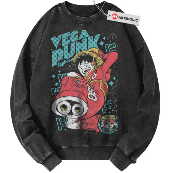 Monkey D Luffy Sweatshirt, One Piece Sweatshirt, Anime Sweatshirt, Vintage Sweater