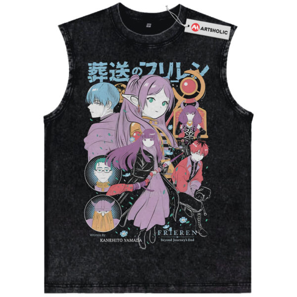 Frieren: Beyond Journey's End Tank Top, Anime Tank Top, Vintage Tank Top