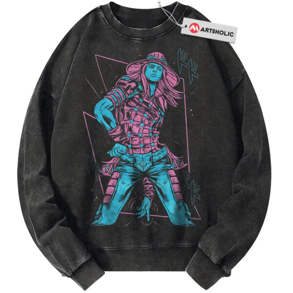 Gyro Zeppeli Sweatshirt, JoJo's Bizarre Adventure Sweatshirt, Anime Sweatshirt, Vintage Sweater
