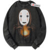No Face Sweatshirt, Calcifer Sweatshirt, Spirited Away Sweatshirt, Studio Ghibli Sweatshirt, Anime Sweatshirt, Vintage Sweater
