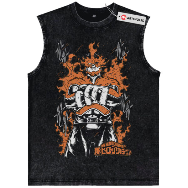 Enji Todoroki Tank Top, Endeavor Tank Top, MHA Tank Top, Anime Tank Top, Vintage Tank Top