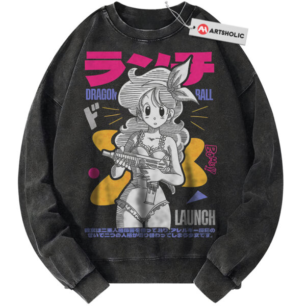 Launch Sweatshirt, Dragon Ball Sweatshirt, Anime Sweatshirt, Vintage Sweater