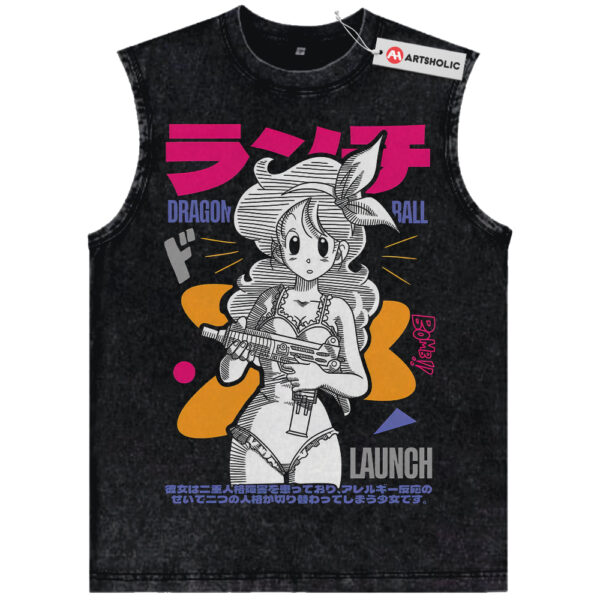 Launch Tank Top, Dragon Ball Tank Top, Anime Tank Top, Vintage Tank Top