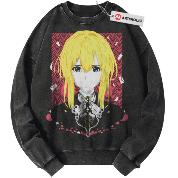 Violet Evergarden Sweatshirt, Anime Sweatshirt, Vintage Sweater