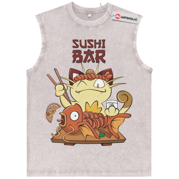 Meowth Tank Top, Magikarp Tank Top, Pokemon Tank Top, PKM Tank Top, Anime Tank Top, Vintage Tank Top