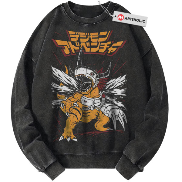 MetalGreymon Sweatshirt, Digimon Sweatshirt, Anime Sweatshirt, Vintage Sweater