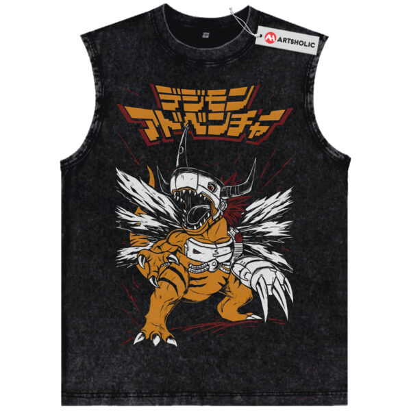 MetalGreymon Tank Top, Digimon Tank Top, Anime Tank Top, Vintage Tank Top