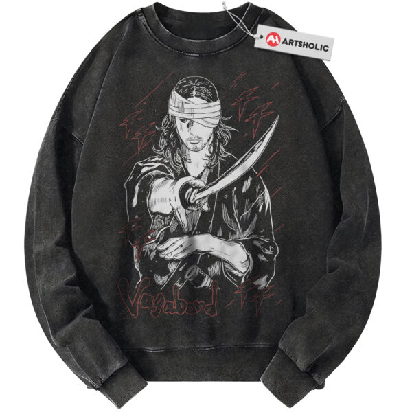Musashi Miyamoto Sweatshirt, Vagabond Sweatshirt, Anime Sweatshirt, Vintage Sweater