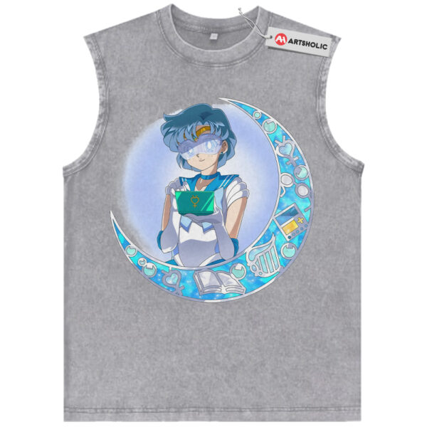 Ami Mizuno Tank Top, Sailor Mercury Tank Top, Sailor Moon Tank Top, Anime Tank Top, Vintage Tank Top