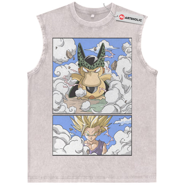 Psyduck Tank Top, Son Gohan Tank Top, Dragon Ball Tank Top, Pokemon Tank Top, Anime Tank Top, Vintage Tank Top