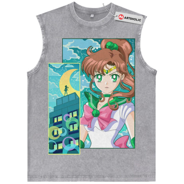 Makoto Kino Tank Top, Sailor Jupiter Tank Top, Anime Tank Top, Vintage Tank Top