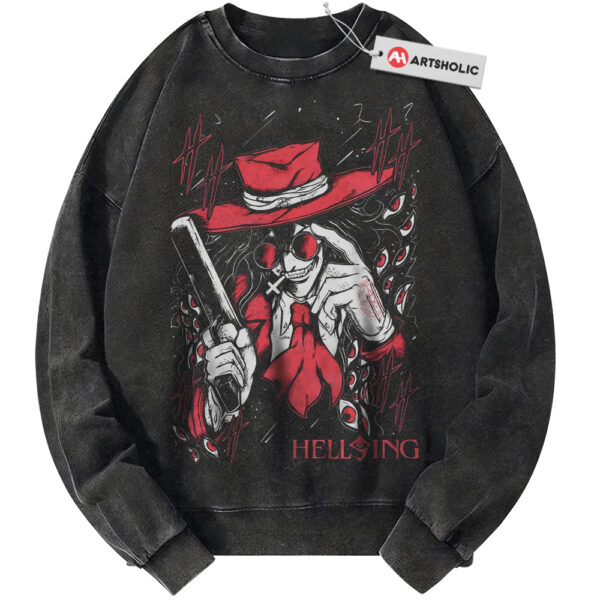 Alucard Sweatshirt, Hellsing Sweatshirt, Anime Sweatshirt, Vintage Sweater