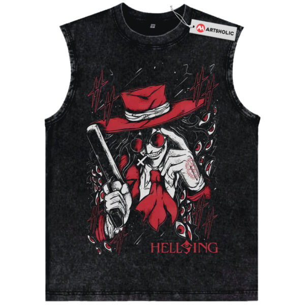 Alucard Tank Top, Hellsing Tank Top, Anime Tank Top, Vintage Tank Top