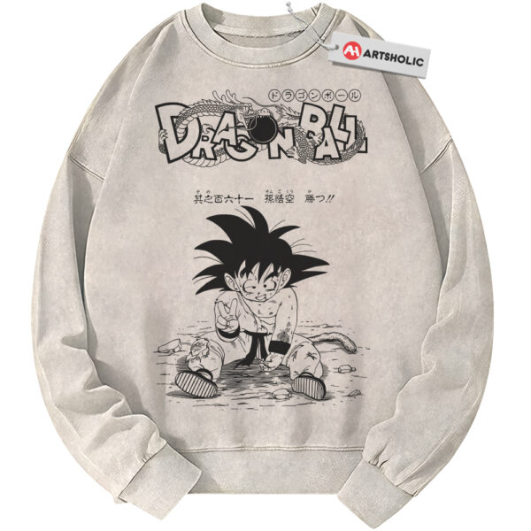 Son Goku Sweatshirt, Dragon Ball Sweatshirt, Anime Sweatshirt, Vintage Sweater