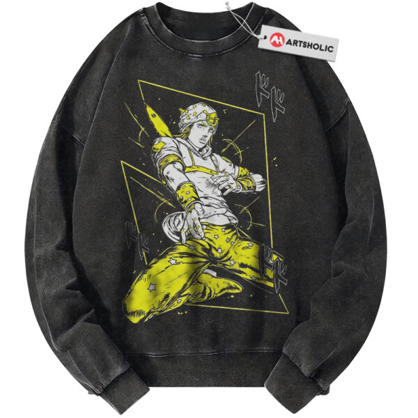 Johnny Joestar Sweatshirt, JoJo's Bizarre Adventure Sweatshirt, Anime Sweatshirt, Vintage Sweater