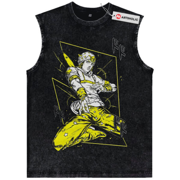 Johnny Joestar Tank Top, JoJo's Bizarre Adventure Tank Top, Anime Tank Top, Vintage Tank Top