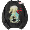 Violet Evergarden Sweatshirt, Anime Sweatshirt, Vintage Sweater