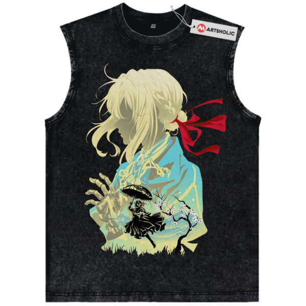 Violet Evergarden Tank Top, Anime Tank Top, Vintage Tank Top