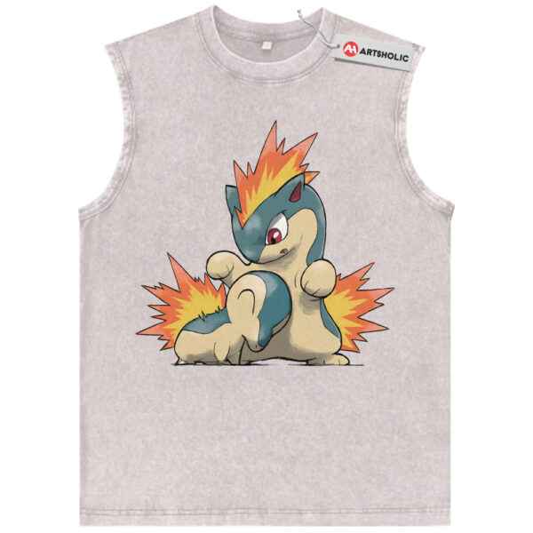Cyndaquil Tank Top, Typhlosion Tank Top, Pokemon Tank Top, PKM Tank Top, Anime Tank Top, Vintage Tank Top