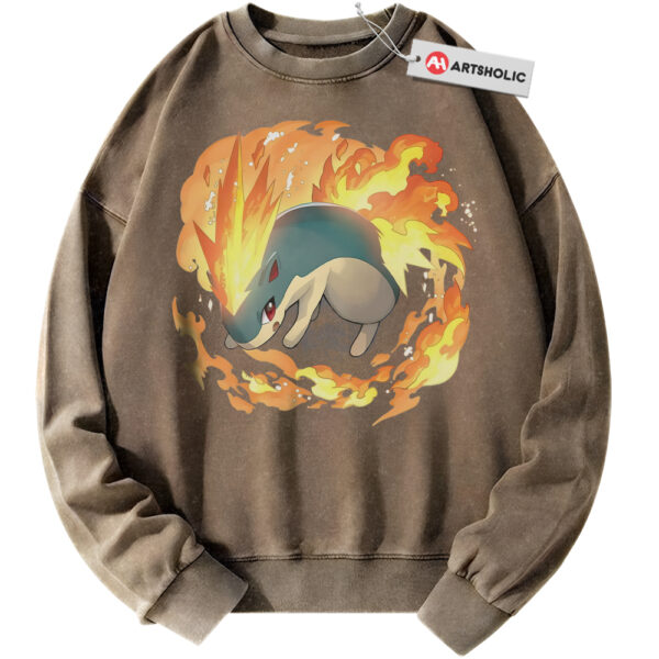 Quilava Sweatshirt, Pokemon Sweatshirt, PKM Sweatshirt, Anime Sweatshirt, Vintage Sweater