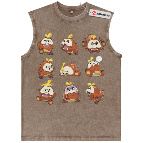 Fuecoco Tank Top, Pokemon Tank Top, PKM Tank Top, Anime Tank Top, Vintage Tank Top