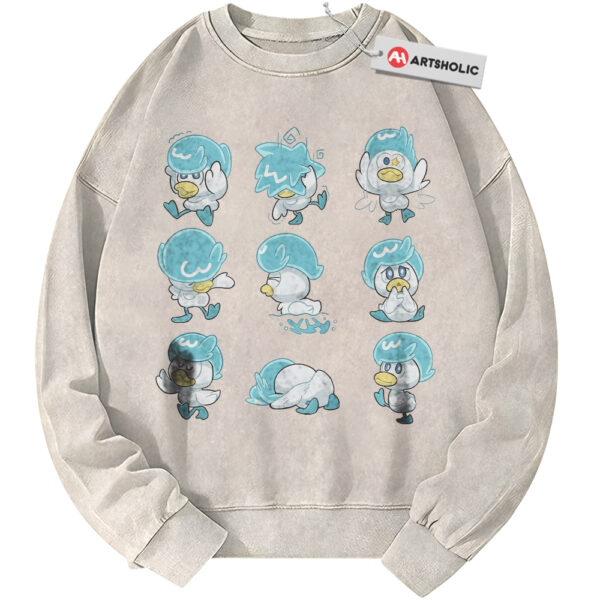 Quaxly Sweatshirt, Pokemon Sweatshirt, PKM Sweatshirt, Anime Sweatshirt, Vintage Sweater