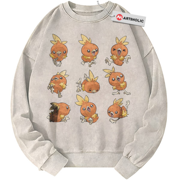 Torchic Sweatshirt, Pokemon Sweatshirt, PKM Sweatshirt, Anime Sweatshirt, Vintage Sweater