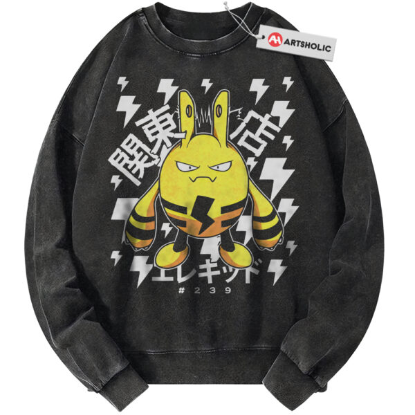 Elekid Sweatshirt, Pokemon Sweatshirt, PKM Sweatshirt, Anime Sweatshirt, Vintage Sweater