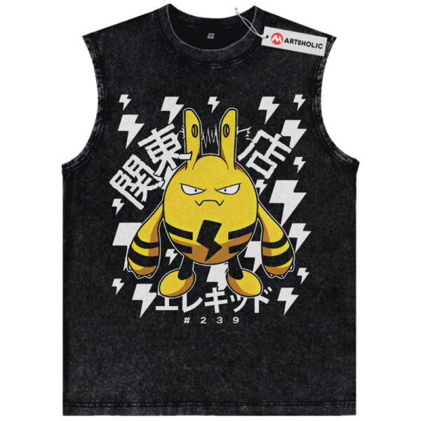 Elekid Tank Top, Pokemon Tank Top, PKM Tank Top, Anime Tank Top, Vintage Tank Top