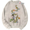 Son Goku and Shenron Sweatshirt, Dragon Ball Sweatshirt, Anime Sweatshirt, Vintage Sweater