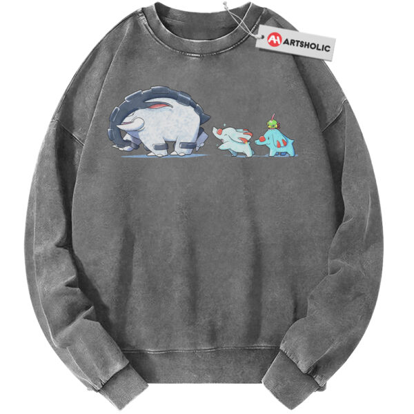 Donphan and Phanpy Sweatshirt, Pokemon Sweatshirt, PKM Sweatshirt, Anime Sweatshirt, Vintage Sweater