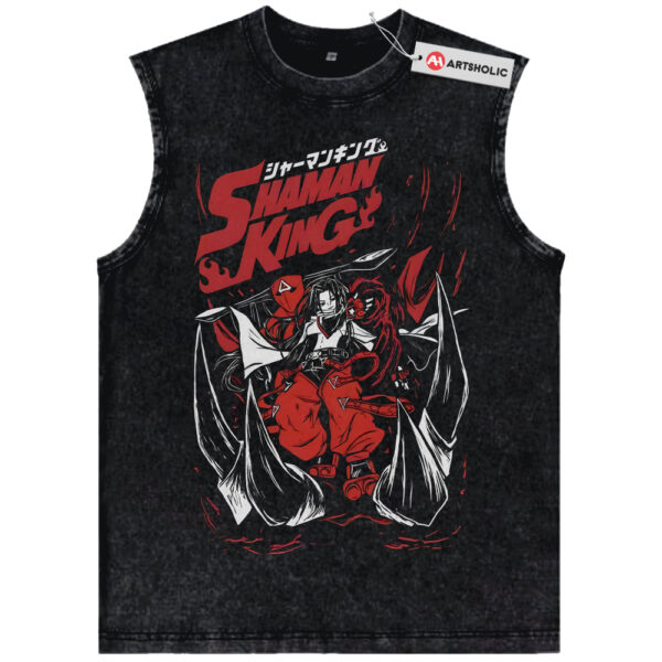 Hao Asakura Tank Top, Shaman King Tank Top, Anime Tank Top, Vintage Tank Top