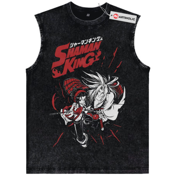 Yoh Asakura Tank Top, Shaman King Tank Top, Anime Tank Top, Vintage Tank Top