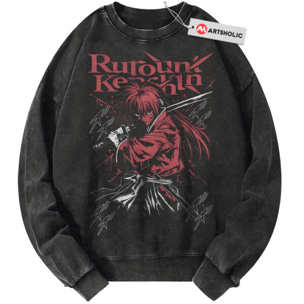 Himura Kenshin Sweatshirt, Rurouni Kenshin Sweatshirt, Anime Sweatshirt, Vintage Sweater