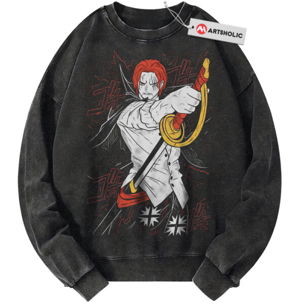 Shanks Sweatshirt, One Piece Sweatshirt, Anime Sweatshirt, Vintage Sweater