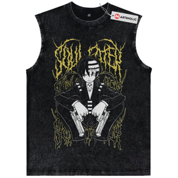 Death the Kid Tank Top, Soul Eater Tank Top, Anime Tank Top, Vintage Tank Top