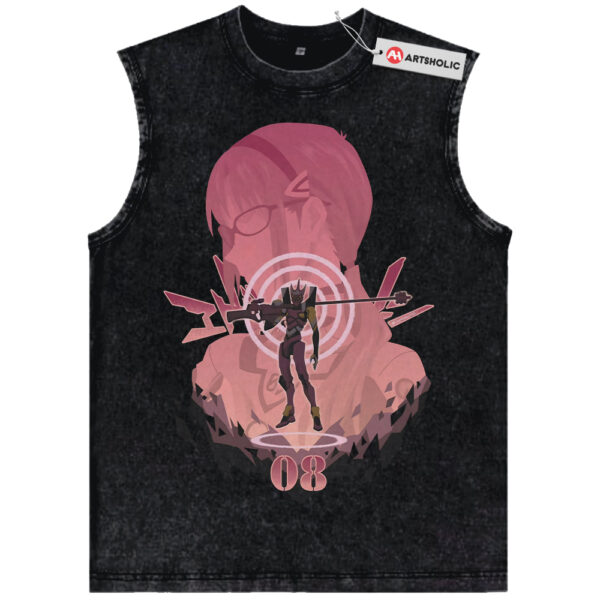 Mari Illustrious Makinami Tank Top, Neon Genesis Evangelion Tank Top, Anime Tank Top, Vintage Tank Top