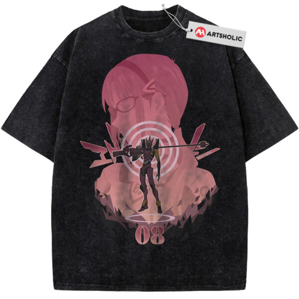 Mari Illustrious Makinami Shirt, Neon Genesis Evangelion Shirt, Anime Shirt, Vintage Tee