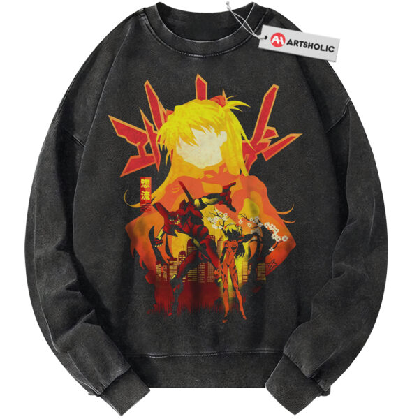 Asuka Langley Sohryu Sweatshirt, Neon Genesis Evangelion Sweatshirt, Anime Sweatshirt, Vintage Sweater