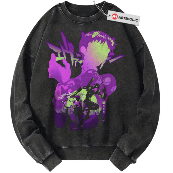 Shinji Ikari Sweatshirt, Neon Genesis Evangelion Sweatshirt, Anime Sweatshirt, Vintage Sweater