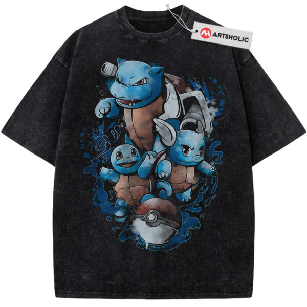 Squirtle Shirt, Wartortle Shirt, Blastoise Shirt, Pokemon Shirt, Anime Shirt, Vintage T-Shirt