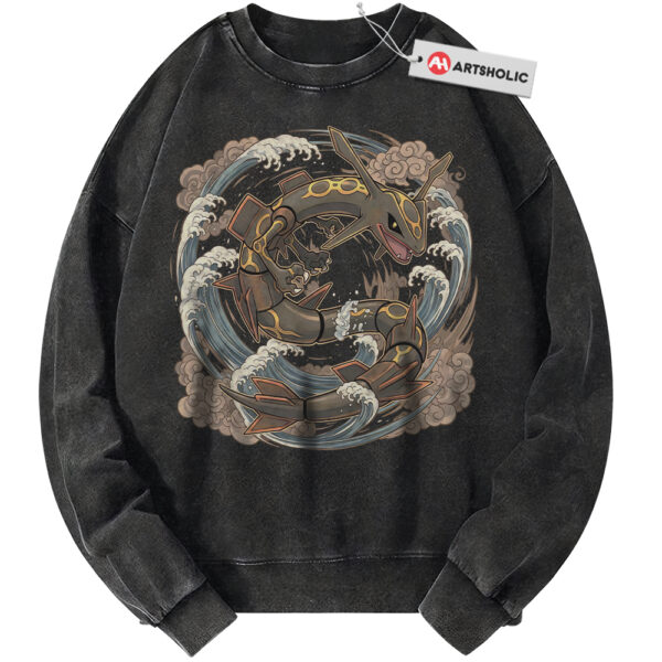 Rayquaza Sweatshirt, Pokemon Sweatshirt, Anime Sweatshirt, Vintage Sweater