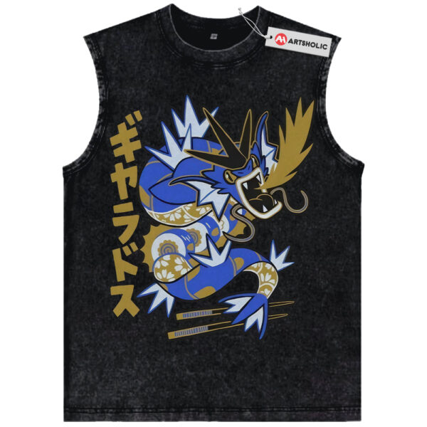 Gyarados Tank Top, Pokemon Tank Top, Anime Tank Top, Vintage Tank Top