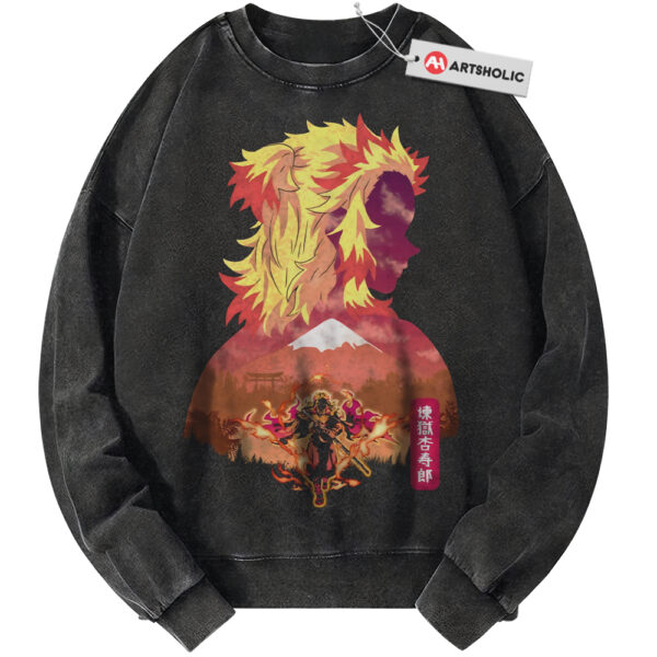 Kyojuro Rengoku Sweatshirt, Demon Slayer Sweatshirt, Anime Sweatshirt, Vintage Sweater