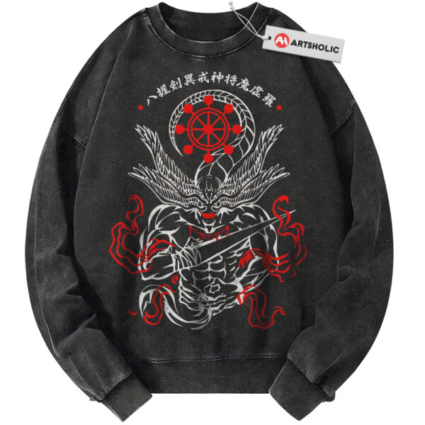 Mahoraga Sweatshirt, Jujutsu Kaisen Sweatshirt, Anime Sweatshirt, Vintage Sweater