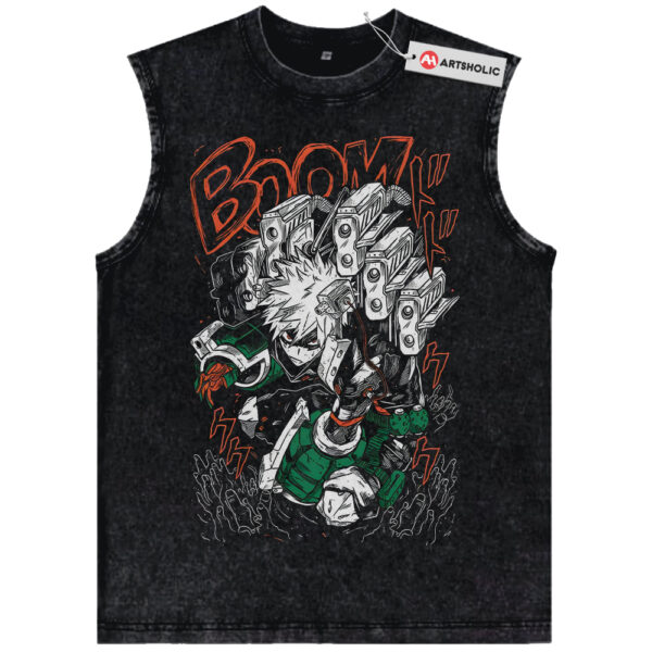 Katsuki Bakugo Tank Top, MHA Tank Top, Anime Tank Top, Vintage Tank Top